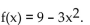 Find the function value. -Find f(-6)  when   A)  27 B)  45 C)  117 D)  -99