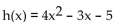 Provide an appropriate response. -Only one of the following functions has domain which is not equal to all real numbers. State which function and state its domain. (A)   (B)   (C)  