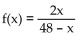 Provide an appropriate response. -Only one of the following functions has domain which is not equal to all real numbers. State which function and state its domain. (A)   (B)   (C)  