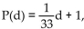 Solve the problem. -The function P, given by   , gives the pressure, in atmospheres (atm) , at a depth d, in feet, under the sea. Find the pressure at 200 feet. Round your answer to the nearest whole number. A)  7 atm B)  200 atm C)  201 atm D)  8 atm