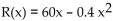 Solve the problem. -In economics, functions that involve revenue, cost and profit are used. Suppose R(x)  and C(x)  denote the total revenue and the total cost, respectively, of producing a new high-tech widget. The difference P(x)  = R(x)  - C(x)  Represents the total profit for producing x widgets. Given   and C(x)  = 3x + 13, find the Equation for P(x) . A)    B)    C)  P(x)  = 3x + 13 D)   