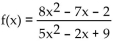 Find the equation of any horizontal asymptote. -  A)  y = 0 B)    C)    D)  None