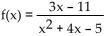 Find the equations of any vertical asymptotes. -  A)  y = 1, y = -5 B)  x = -1, x = 5 C)  y = 3 D)  x = 1, x = -5