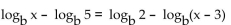 Use the properties of logarithms to solve. -  A)  5 B)  2 C)  2, 5 D)  3