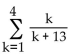 Provide an appropriate response. -Write   without summation notation. Do not evaluate.