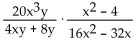 Provide an appropriate response. -Perform the indicated operation and reduce to lowest terms:  