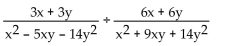 Provide an appropriate response. -Perform the indicated operation and reduce to lowest terms:  
