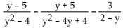 Provide an appropriate response. -Combine into a single fraction and simplify:  