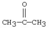 The compound below is commonly known as   A)  acetone. B)  acetaldehyde. C)  benzaldehyde. D)  formaldehyde.