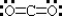 The electron dot formula for carbon dioxide, CO<sub>2</sub>, is A) B) C) D)