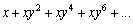 Find the sum of the infinite geometric series.