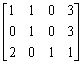 Determine whether the matrix is in row-echelon form, reduced row-echelon form or neither.