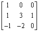 Find the determinant and, if possible, the inverse of the matrix.