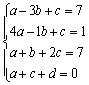Write the system of equations in matrix form.