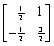 Find the determinant of the matrix , if it exists