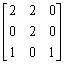 Find the determinant and, if possible, the inverse of the matrix.