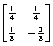 Solve the system of equations by converting to a matrix equation and using its inverse coefficient matrix .