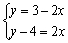 <strong>Solve the system. </strong> A) B) C) D) E)none