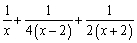 <strong>Find the partial fraction decomposition of </strong> A) B) C) E)none D)