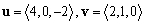 <strong>Two vectors u and v are given. Find the angle (expressed in degrees) between u and v. </strong> A) B) C) D) E) none of these