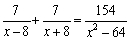 Solve the equation.