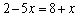 <strong>Determine which of the given choices is a solution of the equation. </strong> A) 1 B) - 1 C) 0 D) 2 E) none of these