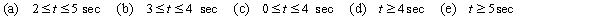 Using calculus, it can be shown that if a ball is thrown upward with an initial velocity of 16 ft/s from the top of a building 256 ft high, then its height h above the ground t seconds later will be During what time interval will the ball be at least 64 ft above the ground?