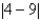 Evaluate the expression.   A)  -13 B)  13 C)  -5 D)  5 E)  36
