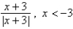 Evaluate the expression.   A)  3 B)  x C)  (-1)  D)  -x)  E)  1