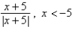 Evaluate the expression.   A)  5 B)  (-x)  C)  x D)  (-1)  E)  1
