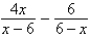 Perform the subtraction and simplify.   A)    B)    C)    D)    E)   