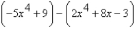 Perform the operation and write the result in standard form.   A)    B)    C)    D)    E)   