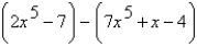 Perform the operation and write the result in standard form.   A)    B)    C)    D)    E)   