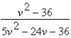 Write the rational expression in simplest form.   A)    B)    C)    D)    E)   