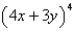Use the Binomial Theorem to expand and simplify the expression.   A)    B)    C)    D)    E)   