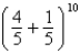 The probability that a basketball player will make a given free throw is   . To find the probability that the player makes exactly 8 out of her next 10 free throws, evaluate the term   in the expansion of   . Round to four decimal places. A)  7.5497 B)  0.0000 C)  0.0001 D)  0.3020 E)  4.8318