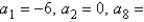 The first two terms of the arithmetic sequence are given. Find the indicated term.     A)  42 B)  -36 C)  -42 D)  48 E)  36