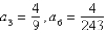 Find the indicated nth term of the geometric sequence. 4th term:   A)    B)    C)    D)    E)   