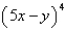 Use the Binomial Theorem to expand and simplify the expression.   A)    B)    C)    D)    E)   