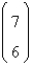 Calculate the binomial coefficient:   A)  7 B)  42 C)  0 D)  1 E)  5040