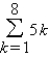 Evaluate the sum.   A)  180 B)  176 C)  40 D)  45 E)  360