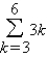Evaluate the sum.   A)  54 B)  6 C)  3 D)  108 E)  none of these