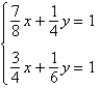 Solve the system by the method of substitution.   A)  (3, 2)  B)  (2, 3)  C)  (2, -3)  D)  (-3, 2)  E)  (-2, 3) 