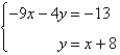 Solve using any method.   A)    B)  inconsistent C)    D)    E)   
