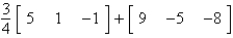 Evaluate the expression.   A)    B)  not possible C)    D)    E)   