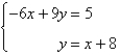 Solve using any method.   A)    B)    C)    D)  inconsistent E)   