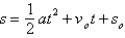An object moving vertically is at the given heights at the specified times. Find the position equation   for the object. At t = 1 second, s = 284 feet At t = 2 seconds, s = 221 feet At t = 3 seconds, s = 126 feet A)    B)    C)    D)    E)   
