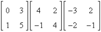 Evaluate the expression.   A)    B)    C)    D)    E)  not possible