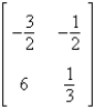 Find the determinant of the matrix   . A)    B)    C)    D)    E)   