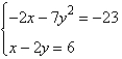 Determine which ordered pair is a solution of the system.   A)  (8, 1)  B)  (-9, 3)  C)  (-9,8)  D)  (8, -1)  E)  (1, -8) 